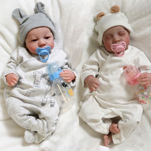 Reborn baby dolls twins - 18",